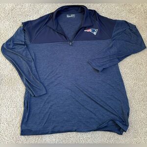 Under Armour New England Patriots Quarter Zip Pullover -XL